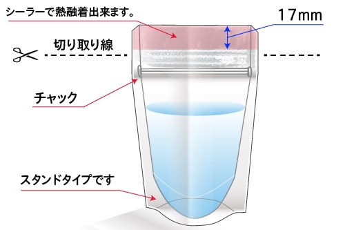 ラミジップ(透明) LZ-18 260×180mm (50枚入) 1個 (ご注文単位1個)【直送品】