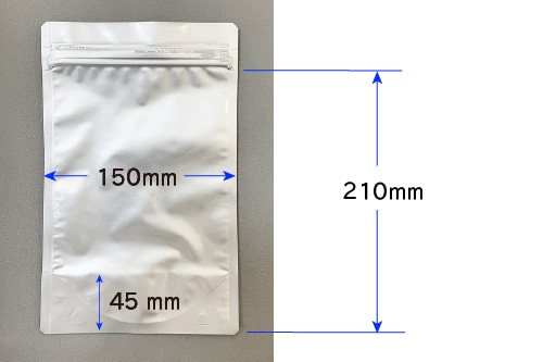 アルミ製ラミジップ AL-15 210×150mm (50枚入) 1個 (ご注文単位1個)【直送品】