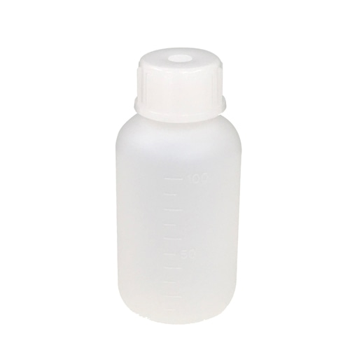 PE細口瓶 白 100mL 1本 (ご注文単位1本)【直送品】