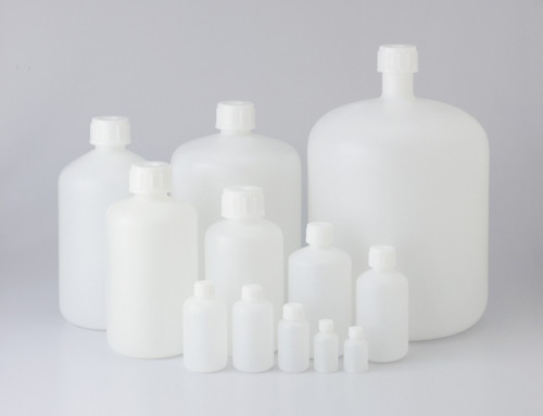 PE細口瓶 白 250mL 1本 (ご注文単位1本)【直送品】