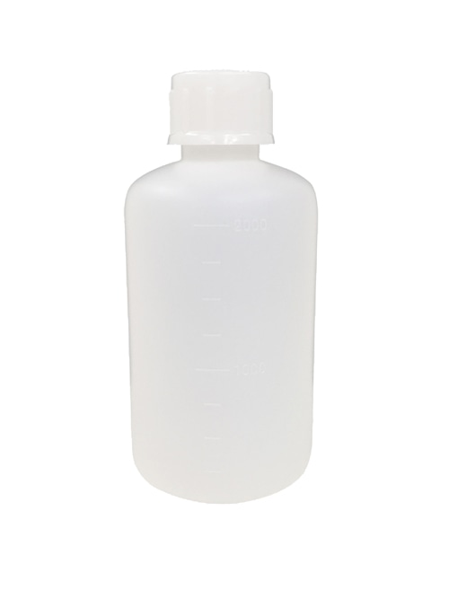 PE細口瓶 白 2L 1本 (ご注文単位1本)【直送品】