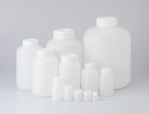 PE広口瓶 白 5L 1本 (ご注文単位1本)【直送品】