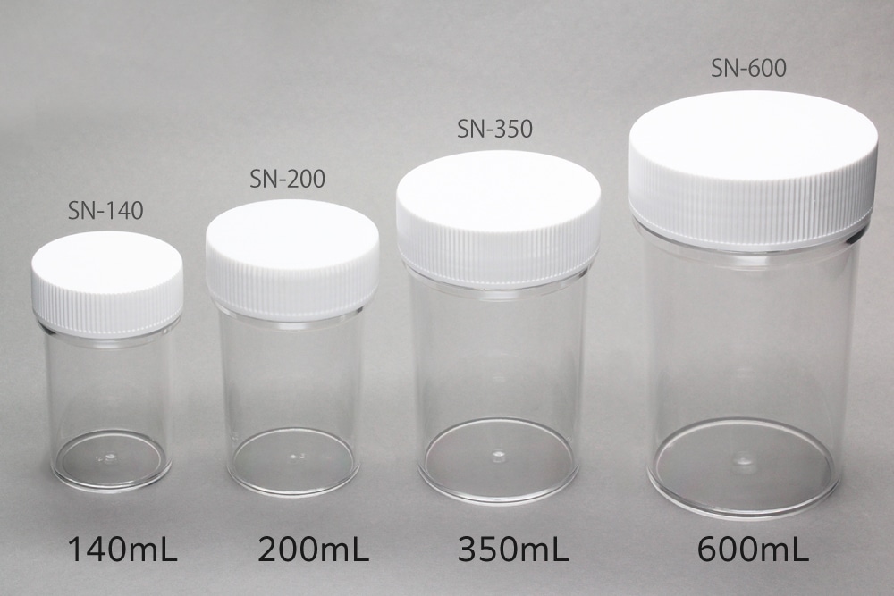 シントー化学 スチロール容器 透明 SN-350 350mL 1本 (ご注文単位1本)【直送品】