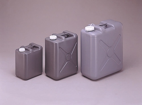 平角缶1ヶ口 グレー 5L 1個 (ご注文単位1個)【直送品】