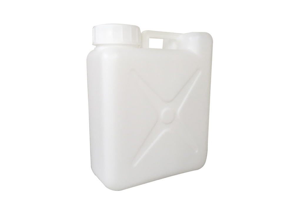 偏平広口缶 PE製(内ブタ付) 20L 1個 (ご注文単位1個)【直送品】