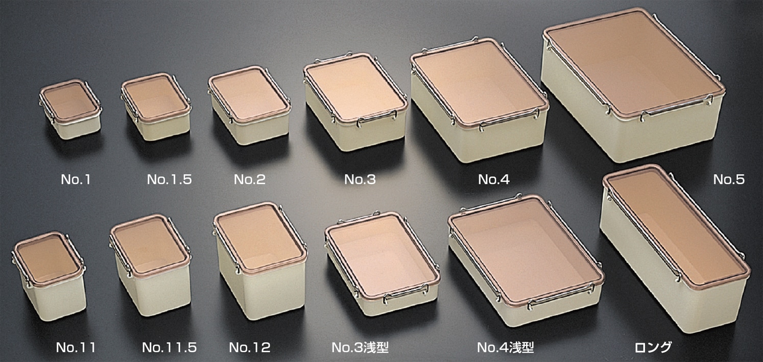 蝶プラ工業 タイトボックス No4 浅形 1.5L 1個 (ご注文単位1個)【直送品】