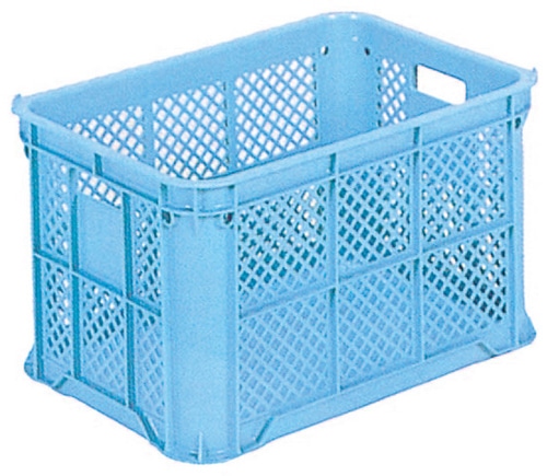 三甲 サンテナーB#50 ブルー 521×364×311H mm 1個 (ご注文単位1個)【直送品】