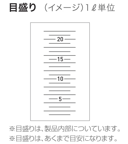 積水 ポリペール柄付 22型 P22EB 本体 容量22L 1個 (ご注文単位1個)【直送品】
