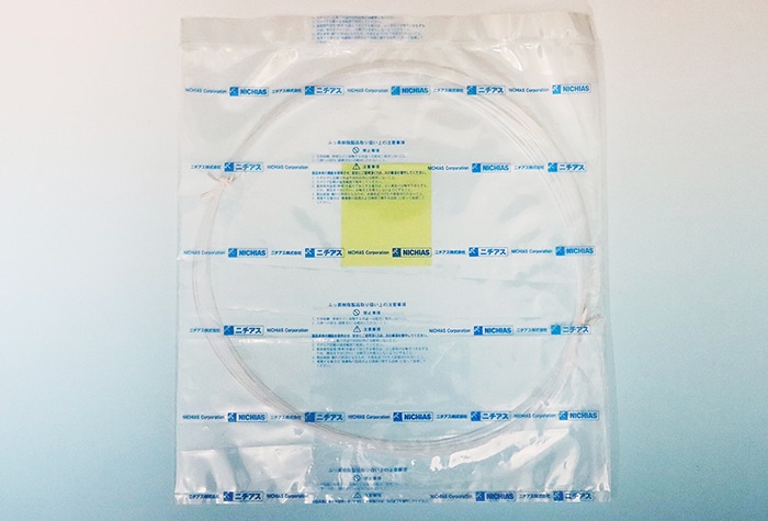 ニチアス PTFEチューブ 0.8mm×1.4mm （10m巻) ナフロン（R） 1巻 (ご注文単位1巻)【直送品】