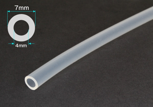 タイガースポリマー シリコンゴムチューブ 2.5mm×4mm カット品 1個 (ご注文単位1個)【直送品】