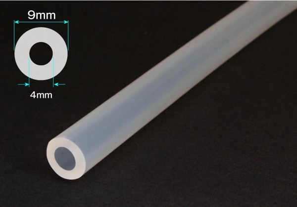 タイガースポリマー シリコンゴムチューブ 4mm×9mm カット品 1個 (ご注文単位1個)【直送品】
