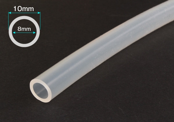 タイガースポリマー シリコンゴムチューブ 8mm×10mm カット品 1個 (ご注文単位1個)【直送品】