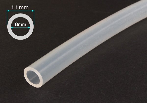 タイガースポリマー シリコンゴムチューブ 8mm×11mm カット品 1個 (ご注文単位1個)【直送品】