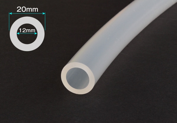 タイガースポリマー シリコンゴムチューブ 12mm×20mm カット品 1個 (ご注文単位1個)【直送品】