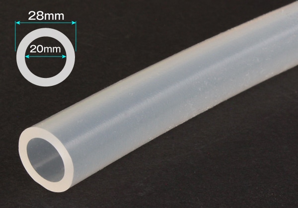 タイガースポリマー シリコンゴムチューブ 20mm×28mm カット品 1個 (ご注文単位1個)【直送品】