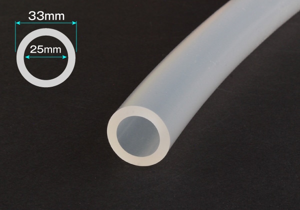 タイガースポリマー シリコンゴムチューブ 25mm×33mm カット品 1個 (ご注文単位1個)【直送品】