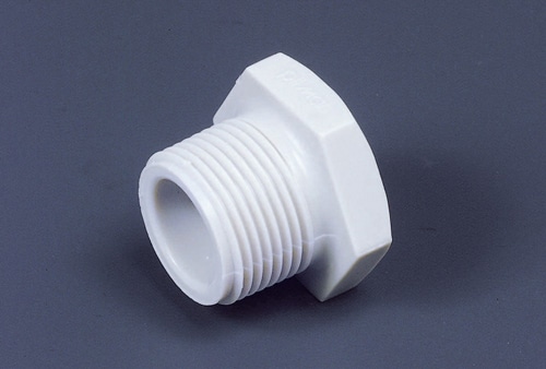築地製作所 ポリプロピレン継手 PPプラグ 1/2PT 1個 (ご注文単位1個)【直送品】
