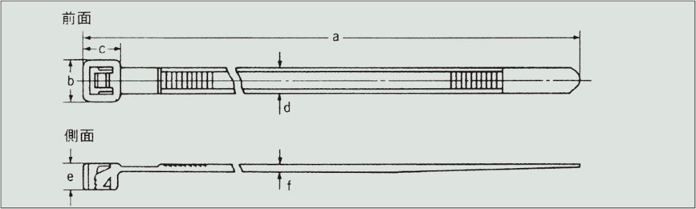 ワンタッチ結束バンド CV-250N 全長250mm×幅4.9mm 100本入 1個 (ご注文単位1個)【直送品】