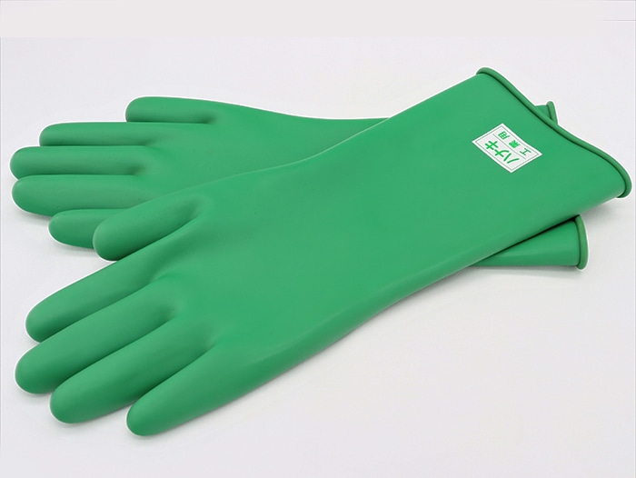 ハナキゴム ハナキ工業用ゴム手袋 No.425 平手 滑り止めなし 【JIS T 8116適合品】 1個 (ご注文単位1個)【直送品】