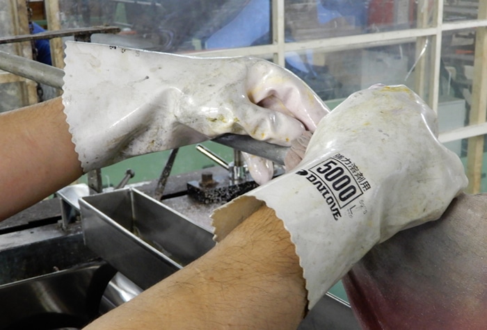 ダイヤゴム ダイローブ耐溶剤用手袋 5000 M 1個 (ご注文単位1個)【直送品】