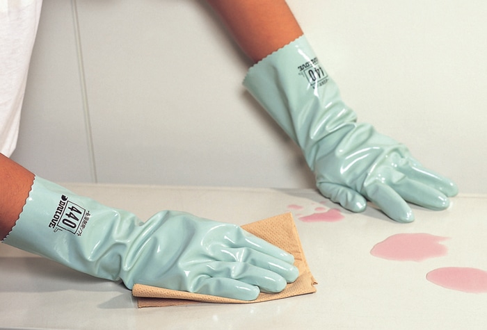 ダイヤゴム ダイローブ耐溶剤用手袋 440 M 1個 (ご注文単位1個)【直送品】