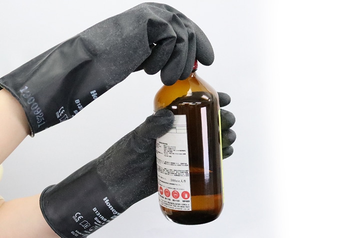 クレトイシ ブチル手袋 B-131R サイズ8(M) 1個 (ご注文単位1個)【直送品】