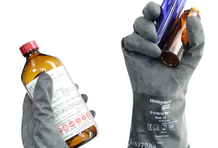 クレトイシ ブチル手袋 B-131R サイズ10(LL) 1個 (ご注文単位1個)【直送品】