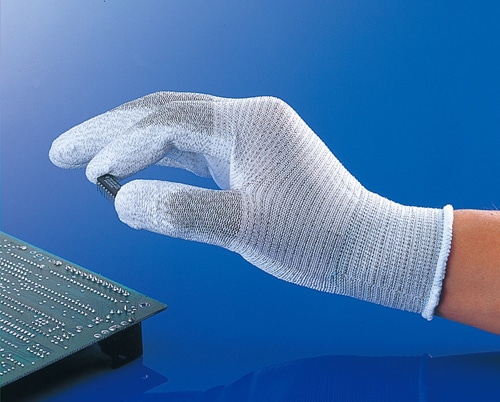 ショーワグローブ 制電ラインパーム手袋 A0170 Sサイズ 1個 (ご注文単位1個)【直送品】