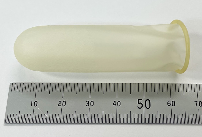 船堀ゴム パール薄指サック 8-A 粉なし・大 (1000本入) 内径18mm伸ばし 1個 (ご注文単位1個)【直送品】