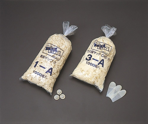 船堀ゴム パール薄指サック 8-B 粉なし･小 (1000本入) 内径15mm伸ばし 1個 (ご注文単位1個)【直送品】