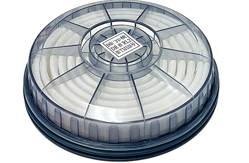 興研 サカヰ式防じんマスク アルファリングフィルタ LAS-51型 1個 (ご注文単位1個)【直送品】