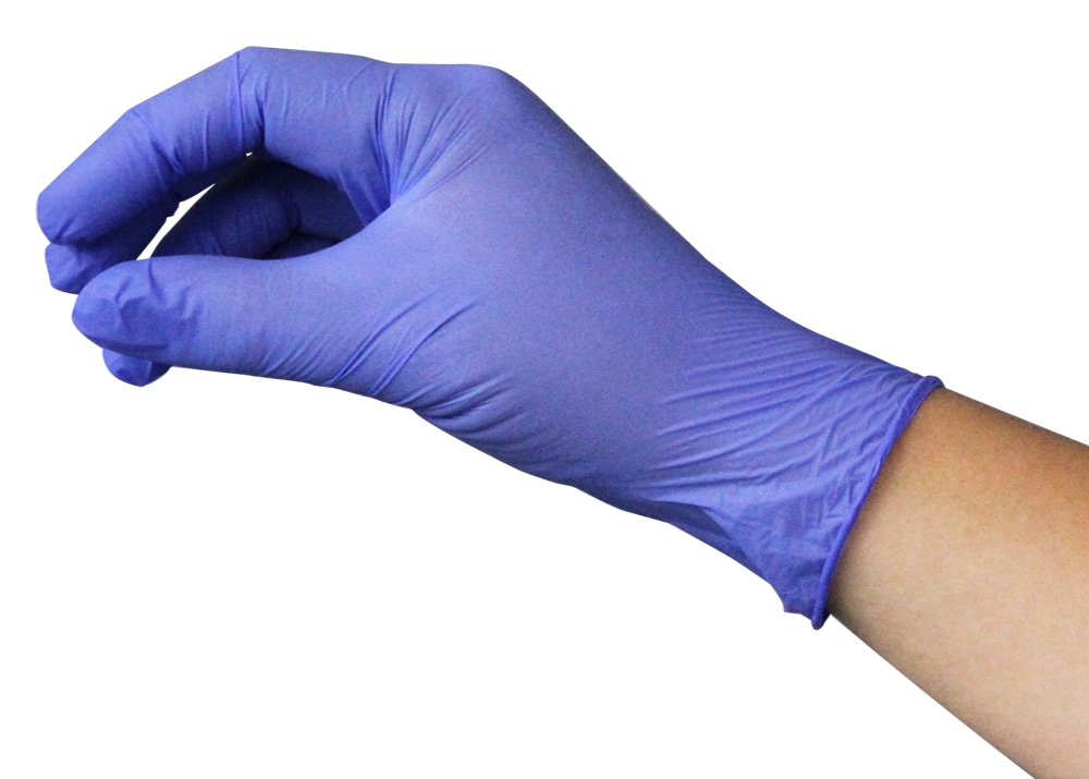 使い捨て手袋 エクセレントニトリル手袋 NBR-2700 (L) 200枚 1箱 (ご注文単位1箱)【直送品】