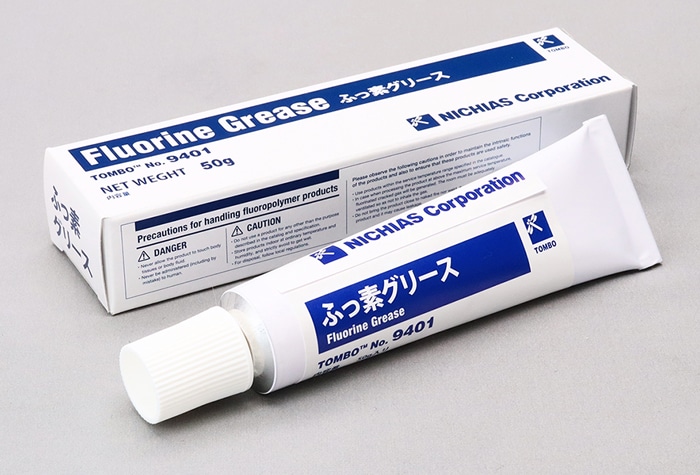ニチアス TOMBO NO.9401 フッ素グリース 50gチューブ入 1本 (ご注文単位1本)【直送品】