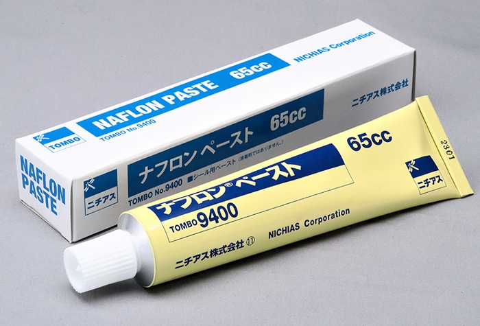 ニチアス ナフロンペースト（塗布シール）TOMBO NO.9400 チューブ入(65CC) 1本 (ご注文単位1本)【直送品】