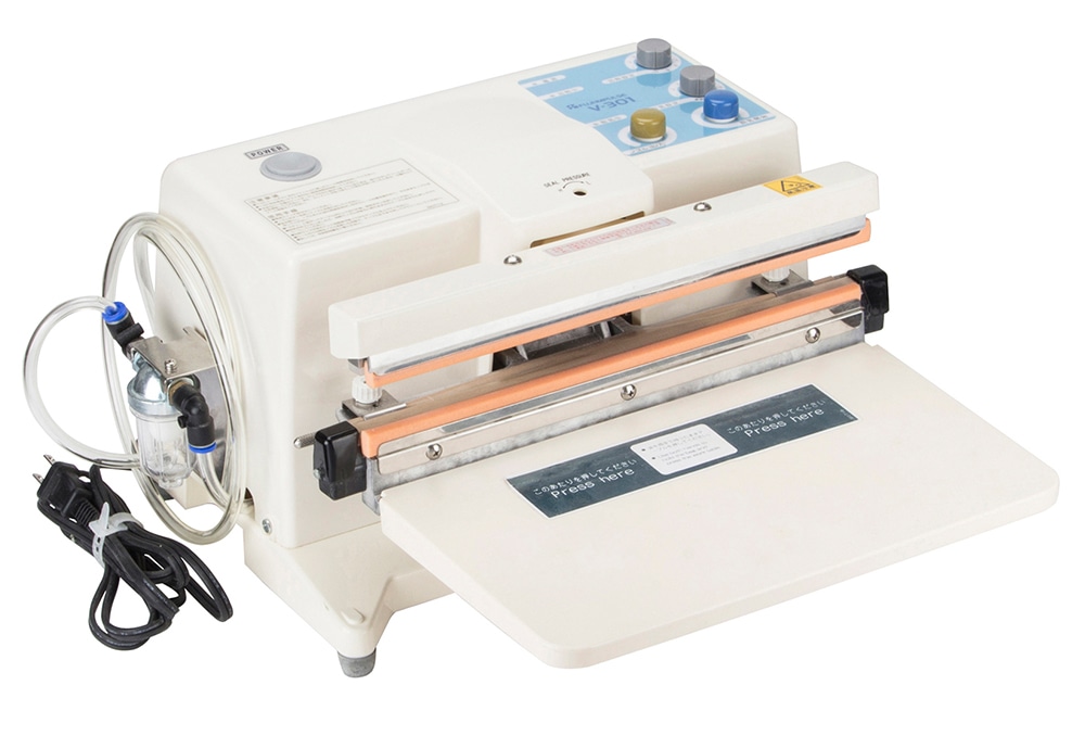 富士インパルス 卓上型ノズル式脱気シーラー V-301 1台 (ご注文単位1台)【直送品】