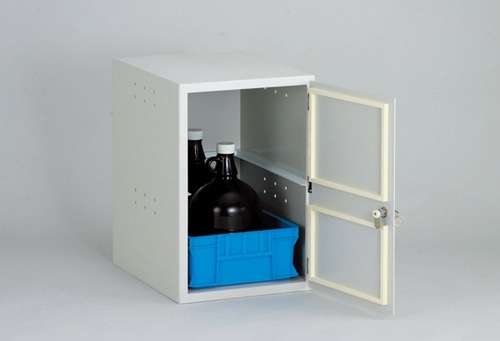 新光化成 試薬瓶収納庫 101 330×420×500Hmm 1台 (ご注文単位1台)【直送品】