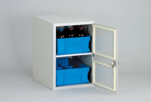 新光化成 試薬瓶収納庫 101 330×420×500Hmm 1台 (ご注文単位1台)【直送品】