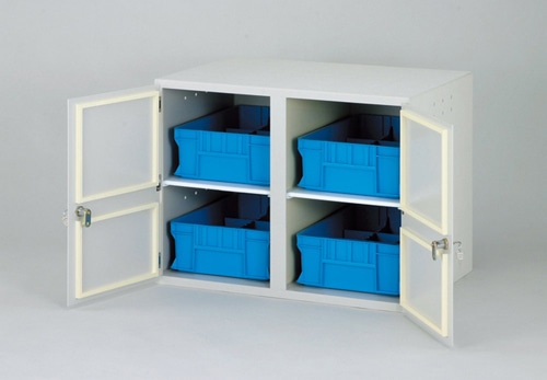 新光化成 試薬瓶収納庫 401 660×450×500Hmm 1台 (ご注文単位1台)【直送品】