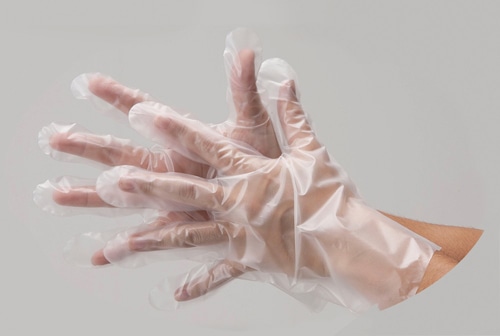 川西工業 ポリエチレン手袋フィット#2014 L(100枚入) 1個 (ご注文単位1個)【直送品】