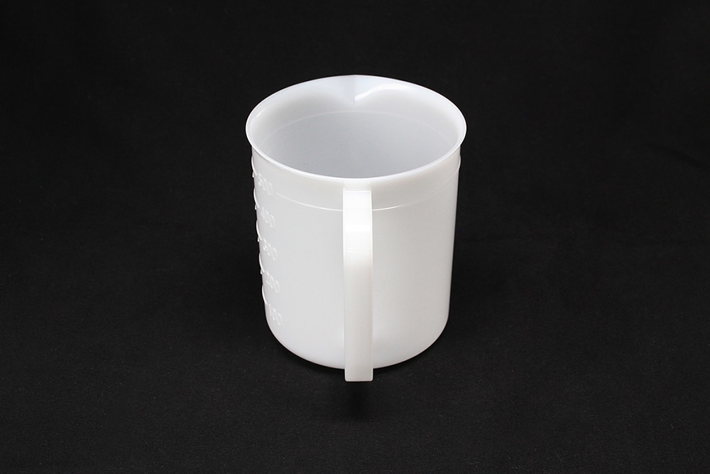 日本メデカルサイエンス ポリエチレンビーカー 500mL 片手付 目盛付 1個 (ご注文単位1個)【直送品】