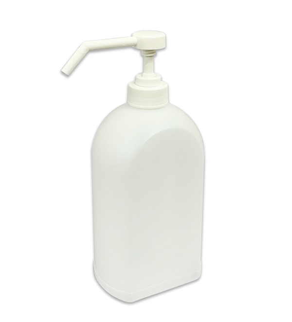 ポンプボトル1L シャワーノズル付 (PE製) 1本 (ご注文単位1本)【直送品】