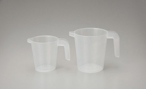日本メデカルサイエンス PP計量カップ 500ml 1個 (ご注文単位1個)【直送品】