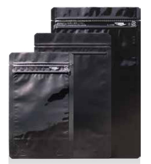 ラミジップカラーAL 1216BK (50枚入) スタンドタイプ BK 1個 (ご注文単位1個)【直送品】