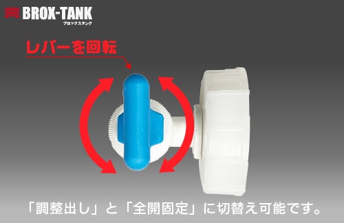 三宝 BROX-TANK(ブロックスタンク)20L用キャップ イージーコック付 1個 (ご注文単位1個)【直送品】
