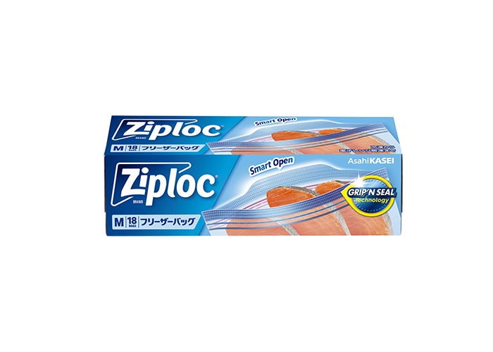 中止品番 Ｚｉｐｌｏｃ　フリーザーバッグ　Ｍ　１８枚入 1個 (ご注文単位1個)【直送品】