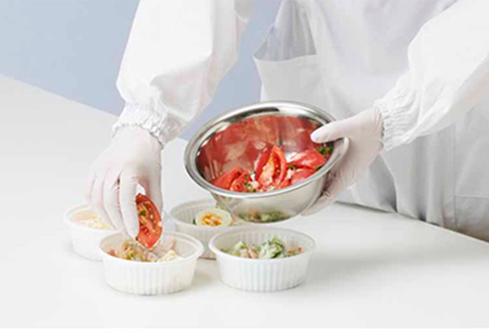 ショーワグローブ ニトリスト・ホワイト手袋 No.884 パウダーフリー SSサイズ 100枚入 1箱 (ご注文単位1箱)【直送品】