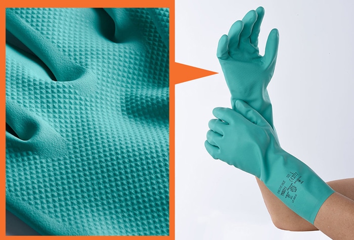 ダイヤゴム Dバリュー耐溶剤手袋 YN5011 S 【JIS T 8116適合品】 1個 (ご注文単位1個)【直送品】