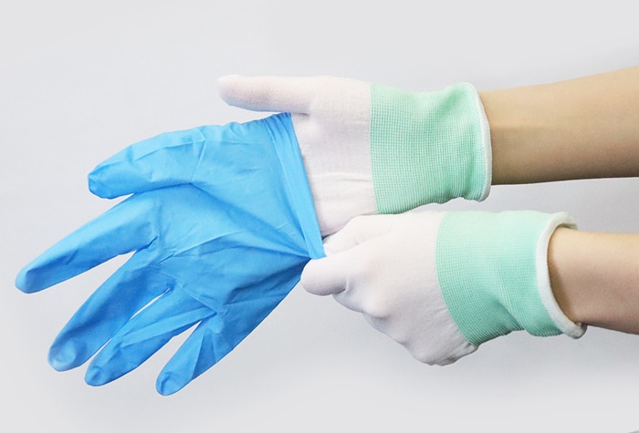 おたふく手袋 極薄18G インナーピタハンド M(10双入) A-217 1個 (ご注文単位1個)【直送品】