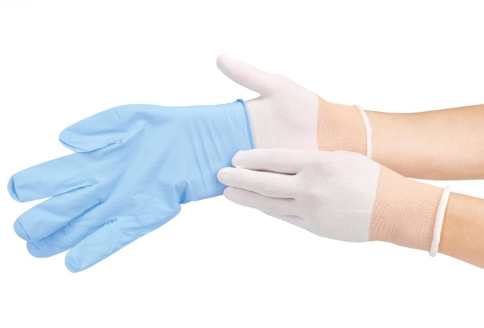 おたふく手袋 極薄18G インナーピタハンド L(10双入) A-217 1個 (ご注文単位1個)【直送品】