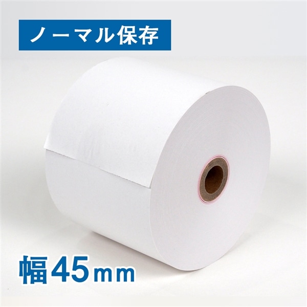 感熱レジロール紙 幅４５×径８０×芯径１２ｍｍ　1箱（ご注文単位1箱）【直送品】